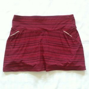 Athleta Women's Tennis Skort Skirt Shorts Wine Red